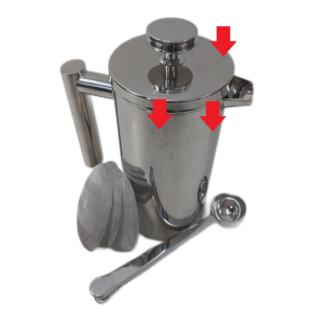 Wrobic Cafetiere French Press Kaffeemaschine 600 ml doppelwandig gebraucht