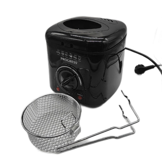 Progress Fritteuse Küchengeräte Kompakt 1 Liter 950 Watt Antihaft Beschichtung
