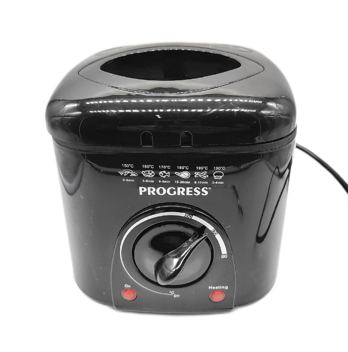 Progress Fritteuse Küchengeräte Kompakt 1 Liter 950 Watt Antihaft Beschichtung