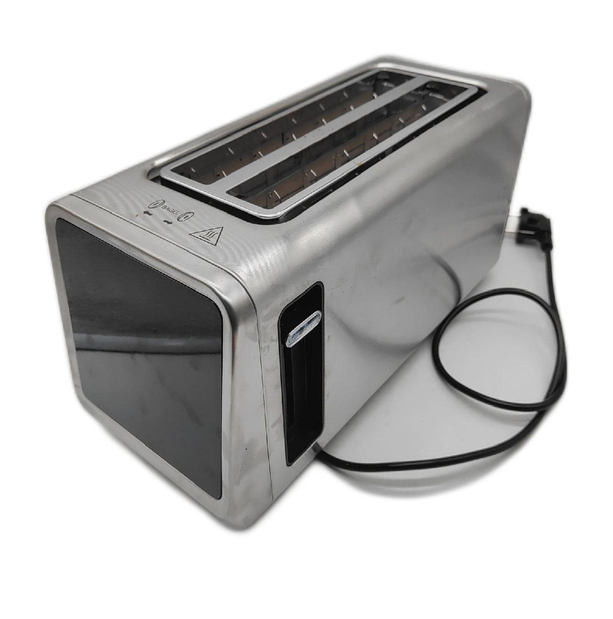 Yabano Toaster 4 Scheiben Touchscreen Memory Funktion wird heiß rastet nicht ein