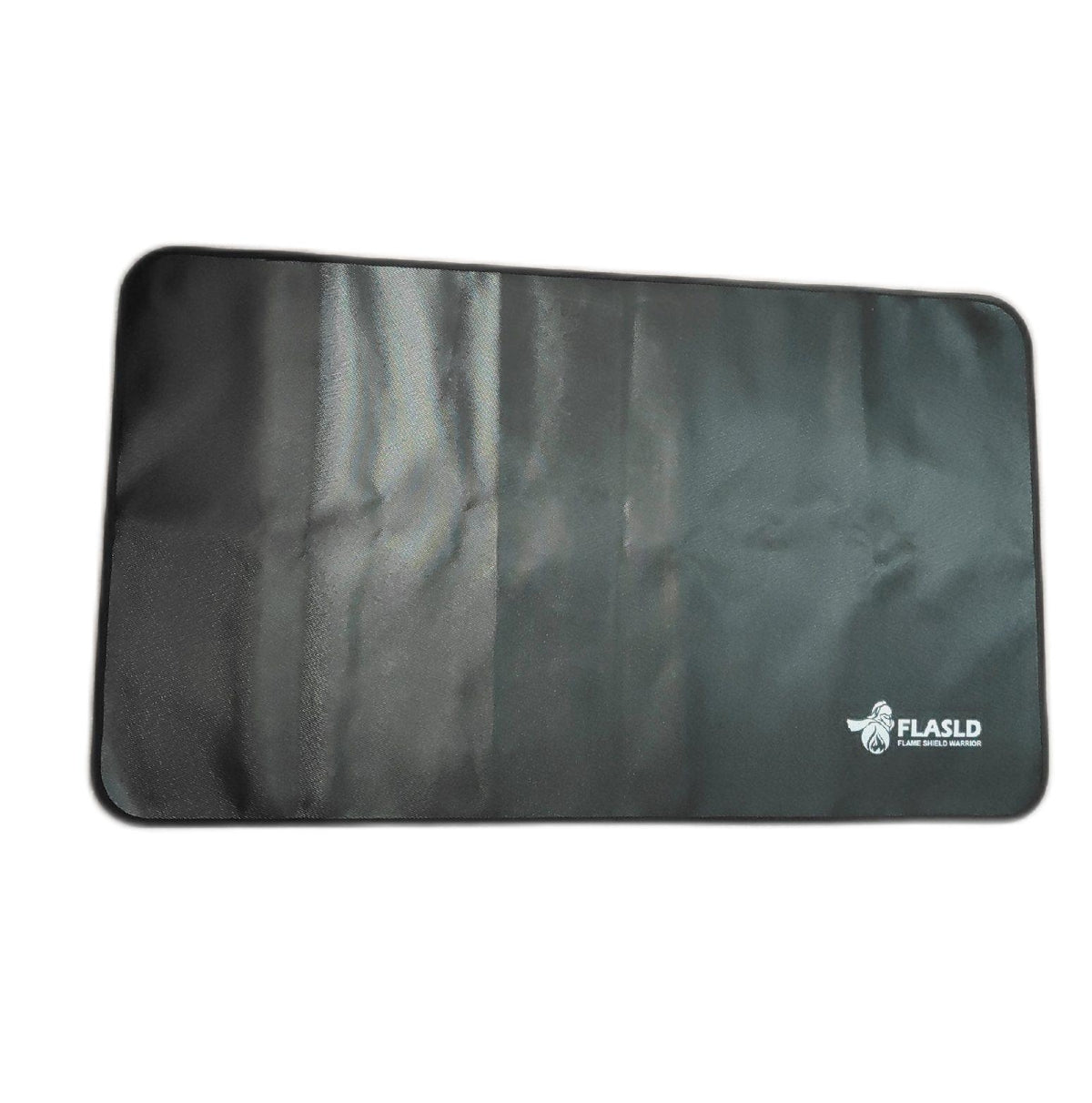FLASLD Hearth Teppich feuerfest hitzebeständig 60 x 104 cm Gasgrill Spritzmatte Schwarz