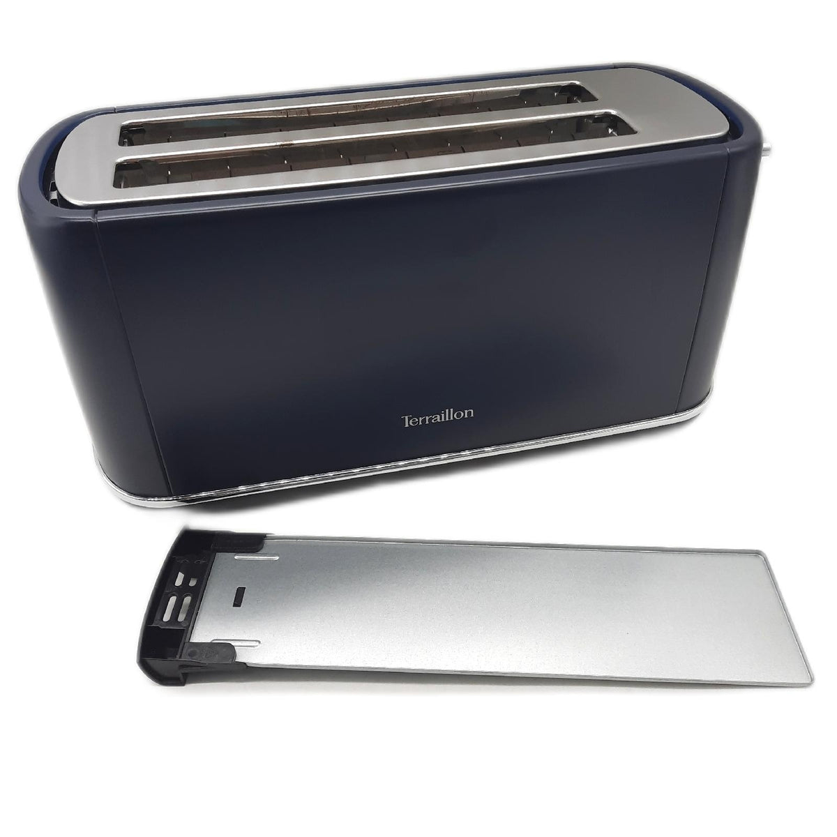 Terraillon Toaster Küchengeräte New Moon langer Toaster 2 große Schlitze
