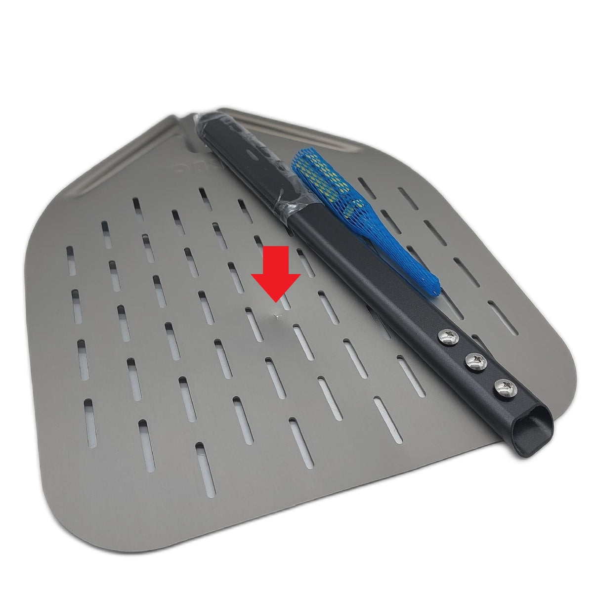 AMZBBQ Pizzaschieber Küchenhelfer Zubehör 30 x 30 x 66