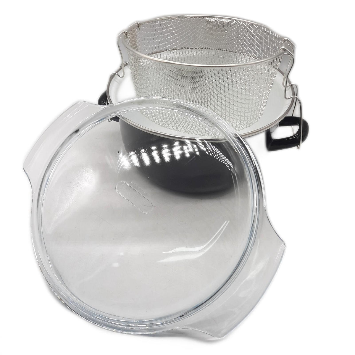 Premier Housewares Fritteuse Küchengeräte Metall 5 Liter groß leistungsstark praktisch