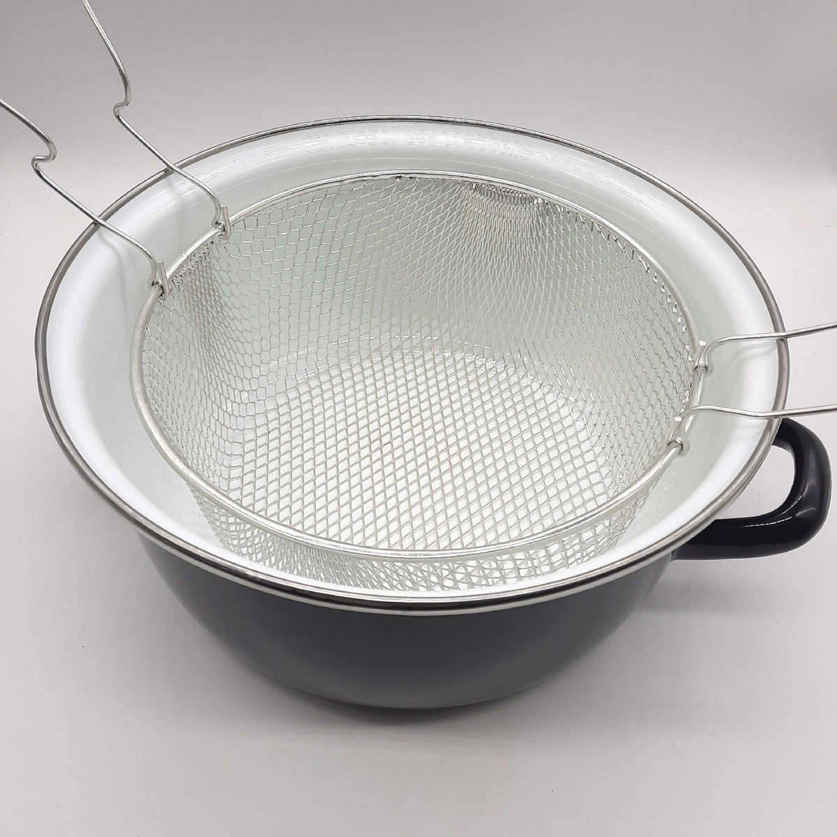 Premier Housewares Fritteuse Küchengeräte Metall 5 Liter groß leistungsstark praktisch