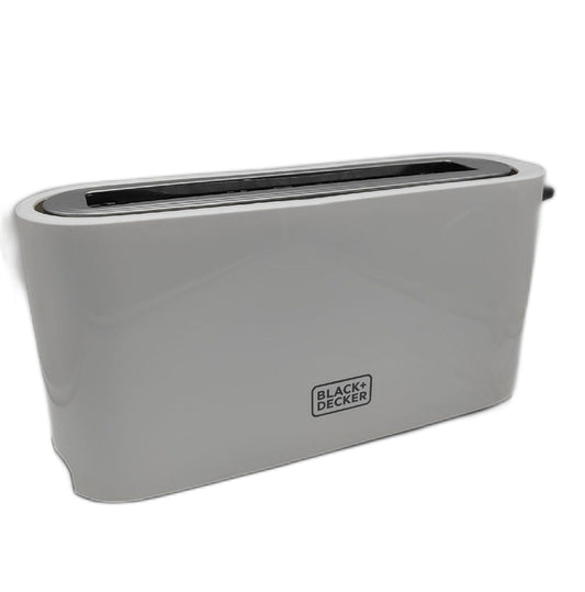 Black Decker BXTO1001E Toaster 1000W extra grosser Schlitz 7 Toaststufen High Lift Stoppfunktion Weiß