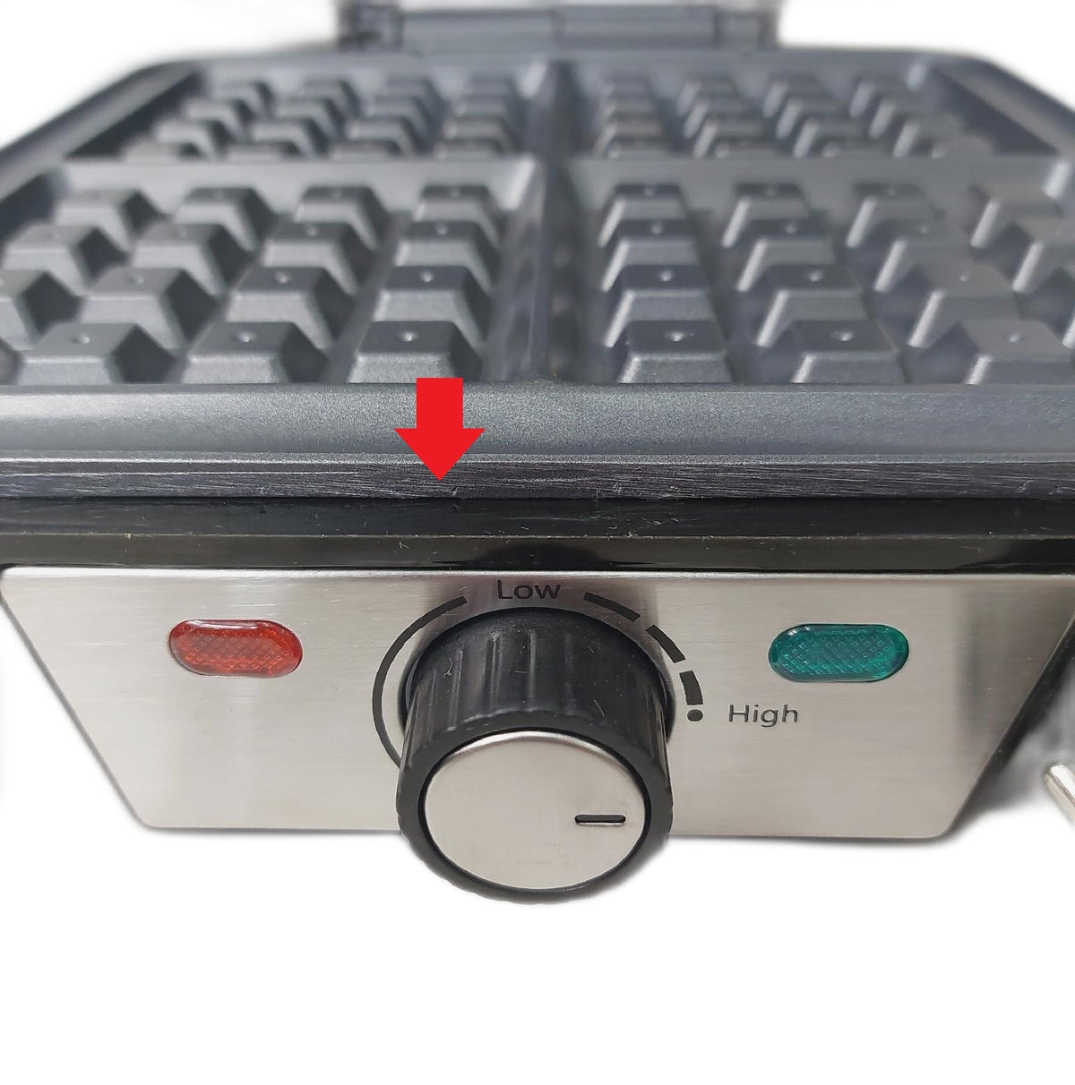 Waffeleisen 4 Belgische Waffeln 1200W Waffelautomat mit Fet