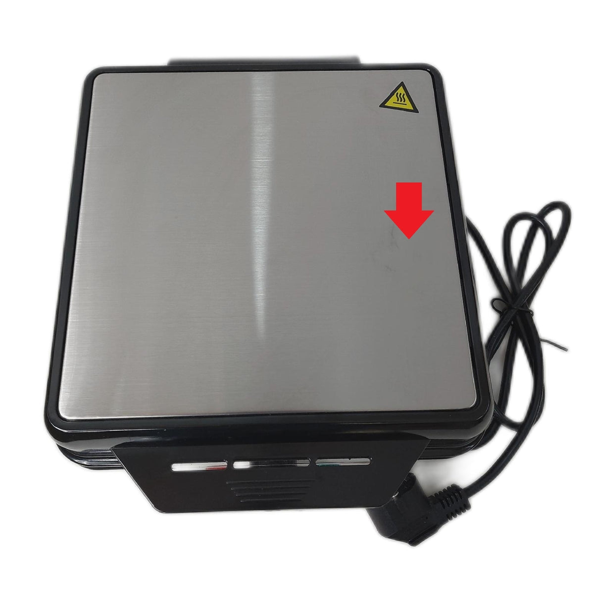 Waffeleisen 4 Belgische Waffeln 1200W Waffelautomat mit Fet