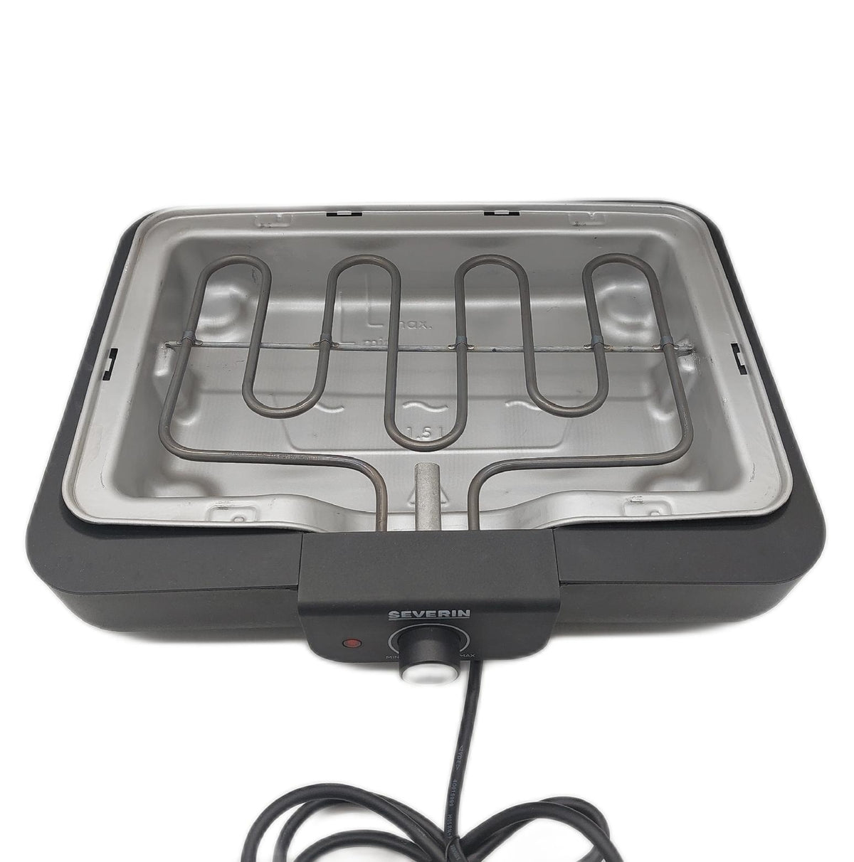SEVERIN Tischgrill Grillplatte Alu Druckguss Plastikteil gebrochen Funktion ok
