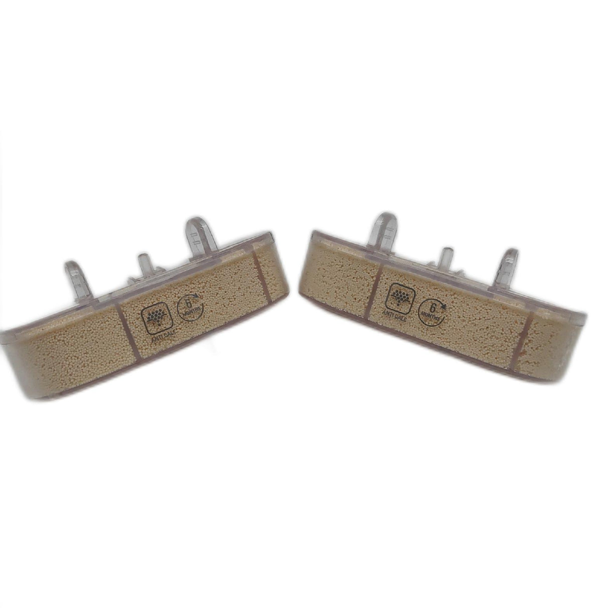 Rowenta ZR005806 Kalkpatronen Set mit 2 Anti Kalk Kartuschen Kunststoff und Schaumstoff