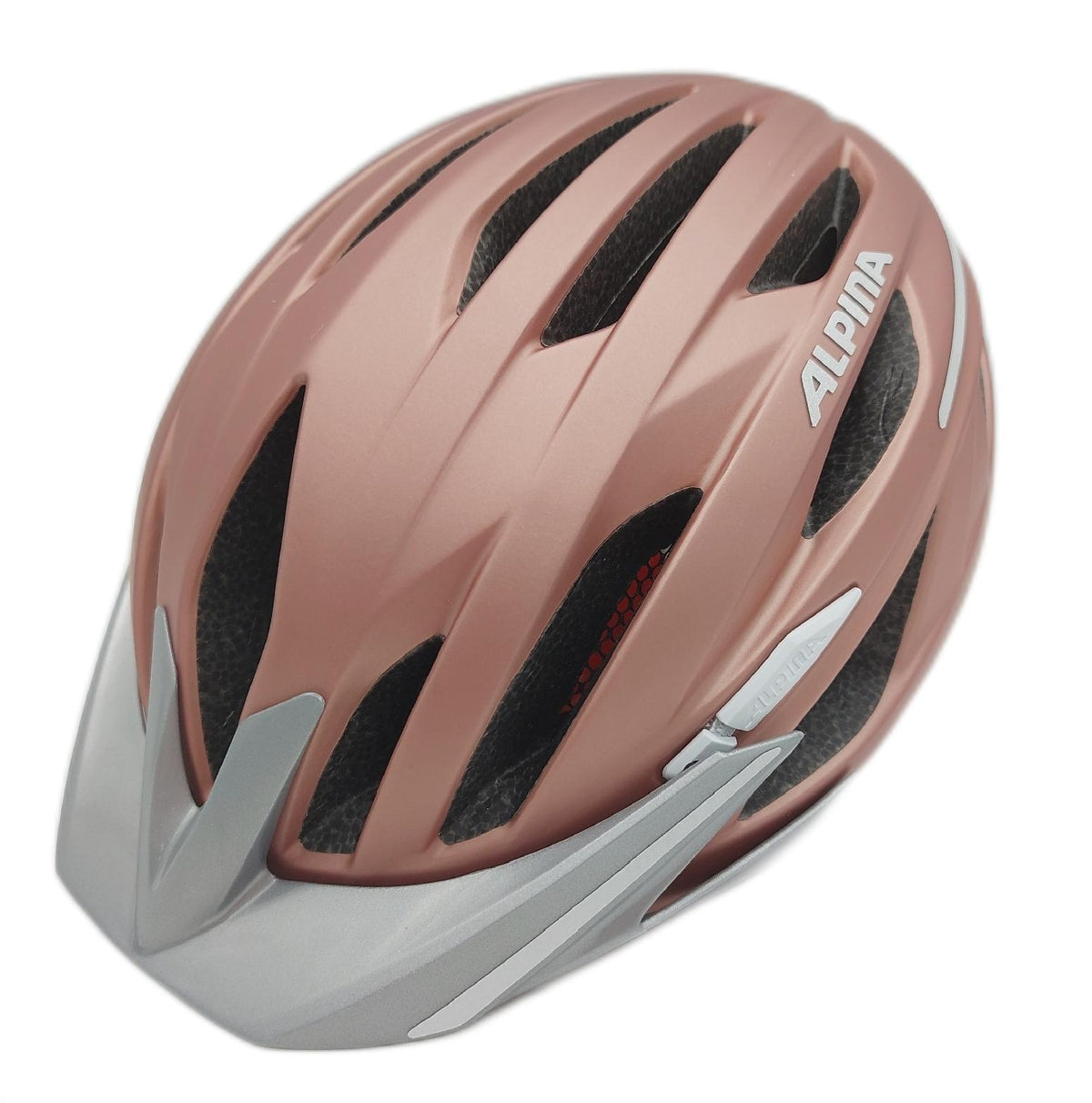 ALPINA HAGA City Fahrradhelm Rose matt 51 56 cm Stoßabsorbierend Sicher Optimal Anpassbar