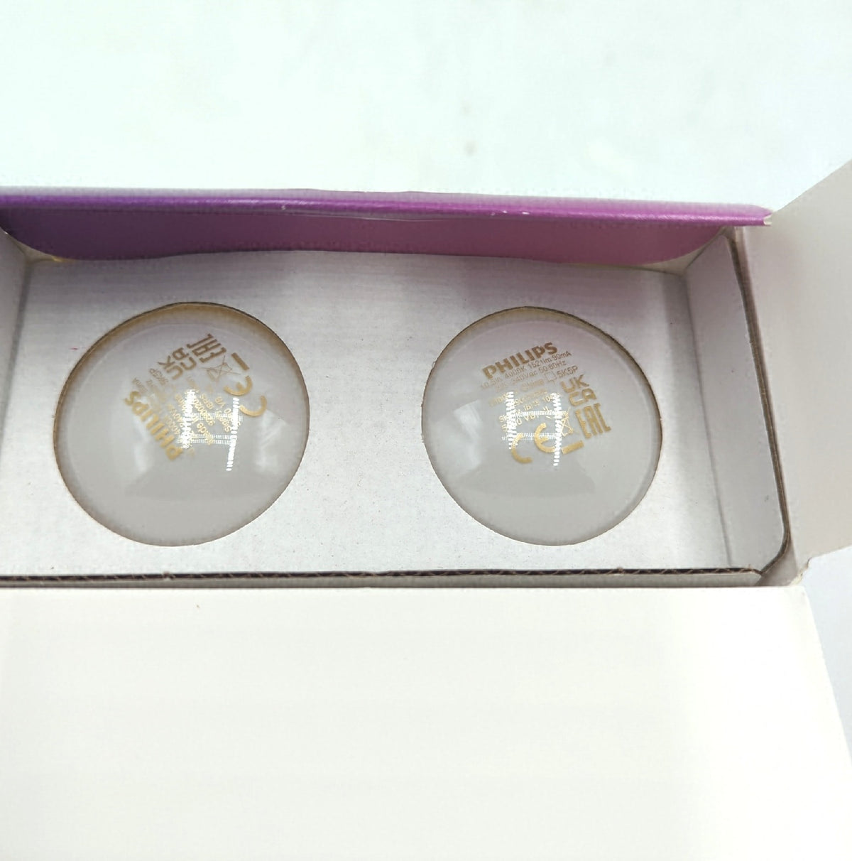 Philips Led Glühbirne Drop 10.5W E27 Kaltweißes Licht 1521 lm 2 Stück (14,28)