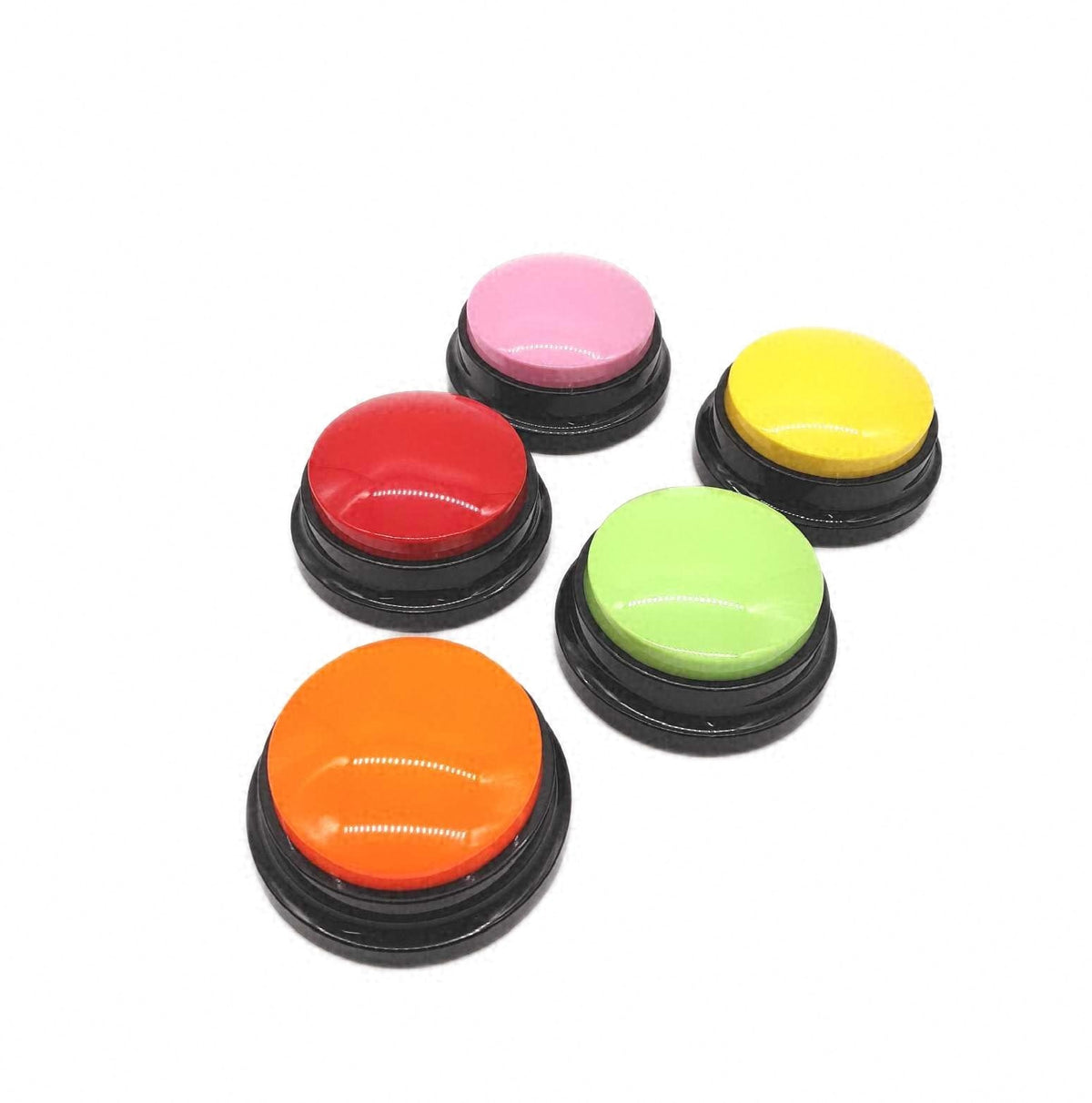 DUBUOZA 5 Stuck Buzzer Aufnahmefunktion Haustier Talking Training Unvollstandig