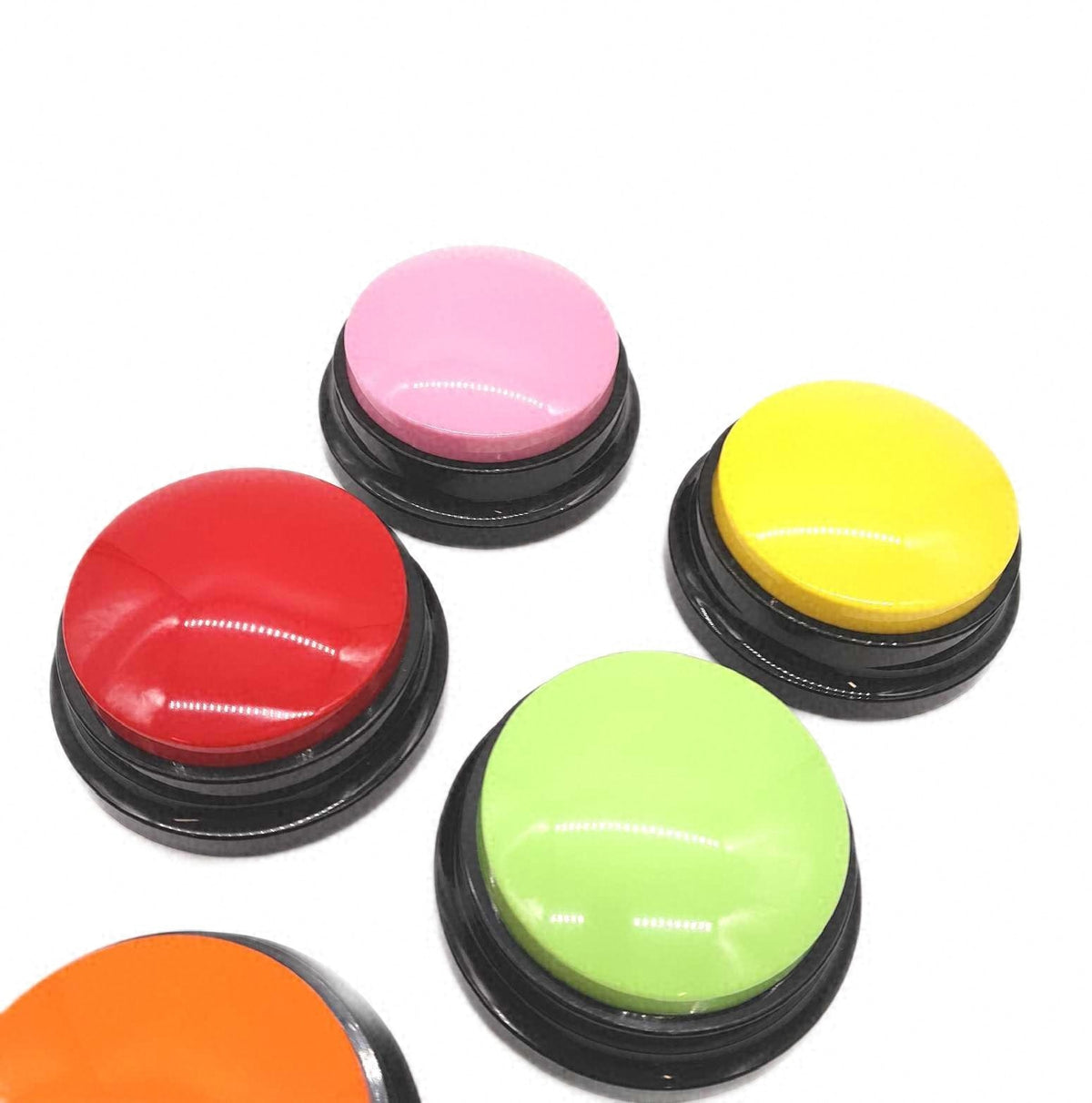 DUBUOZA 5 Stuck Buzzer Aufnahmefunktion Haustier Talking Training Unvollstandig