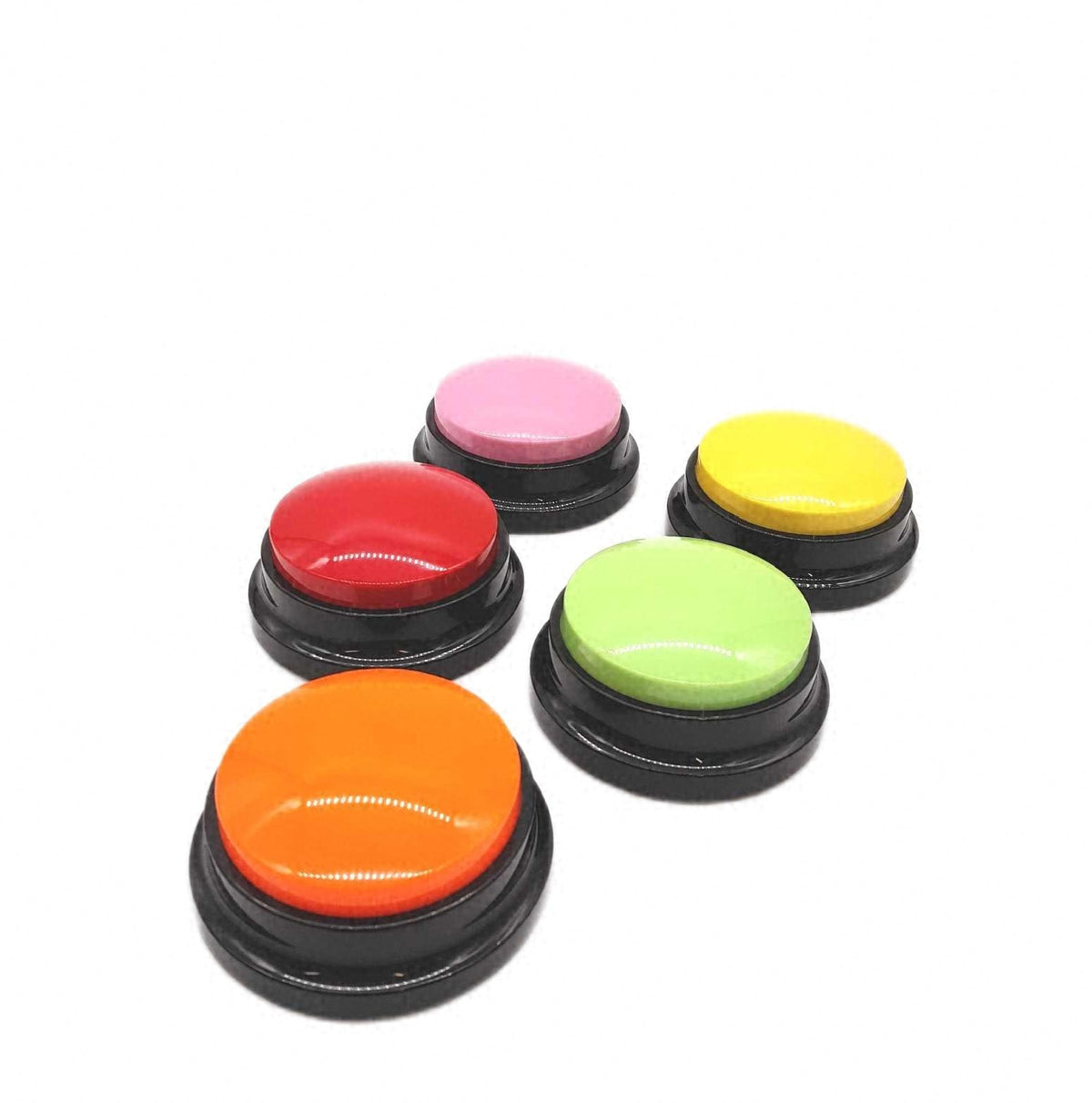 DUBUOZA 5 Stuck Buzzer Aufnahmefunktion Haustier Talking Training Unvollstandig