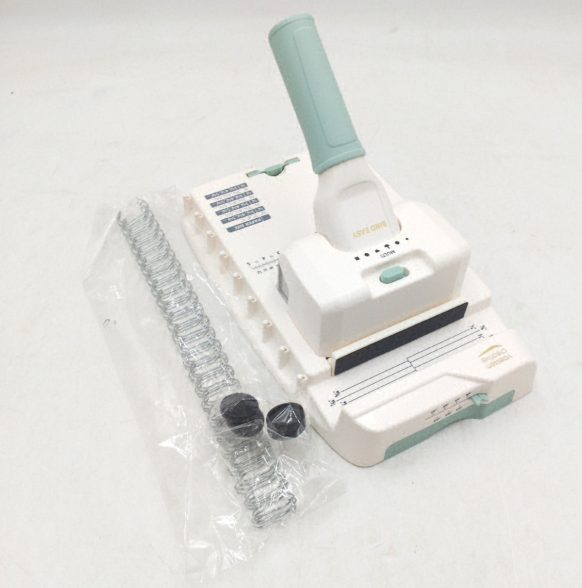 Vaessen Creative Bind Easy Bindegerät Set 10 Stück Drahtbindemaschine für Bindungen