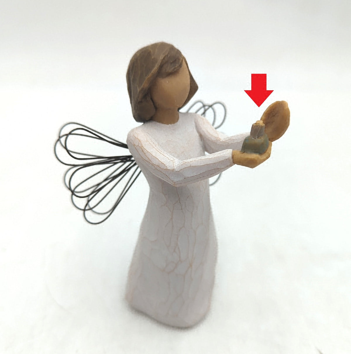 Enesco 26235 Engel der Hoffnung Wohnaccessoire Flamme Kerze fehlt