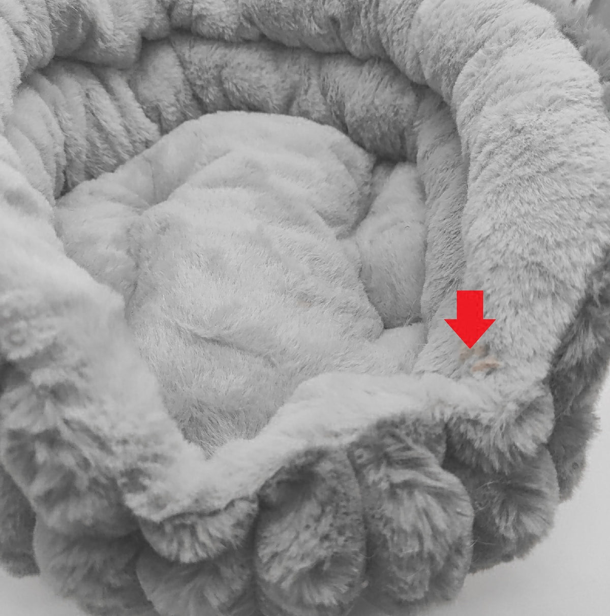 LUPATDY Hundebett Katzenbett weiche Polsterung kleiner Fleck