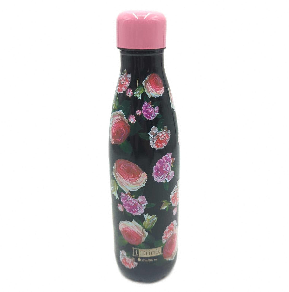 Trinkflasche Thermoflasche aus Stahl 500 ML Wasserflasche Isolierflasche Rosen Design
