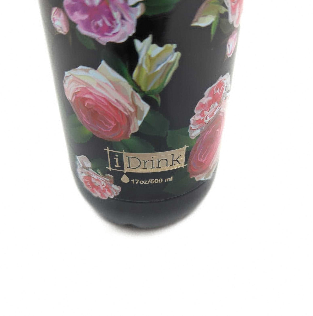 Trinkflasche Thermoflasche aus Stahl 500 ML Wasserflasche Isolierflasche Rosen Design