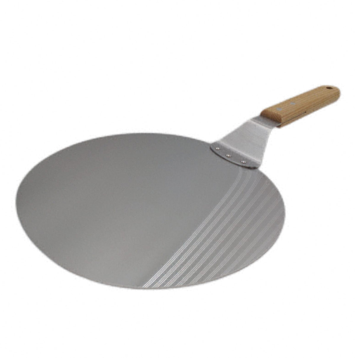 Holzgriff Pizzaschaufel Pizzaschieber Edelstahl Perforiert 10 Zoll Pizzaschieber Holzgriff