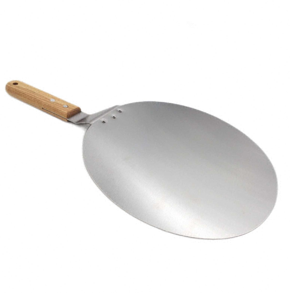 Holzgriff Pizzaschaufel Pizzaschieber Edelstahl Perforiert 10 Zoll Pizzaschieber Holzgriff