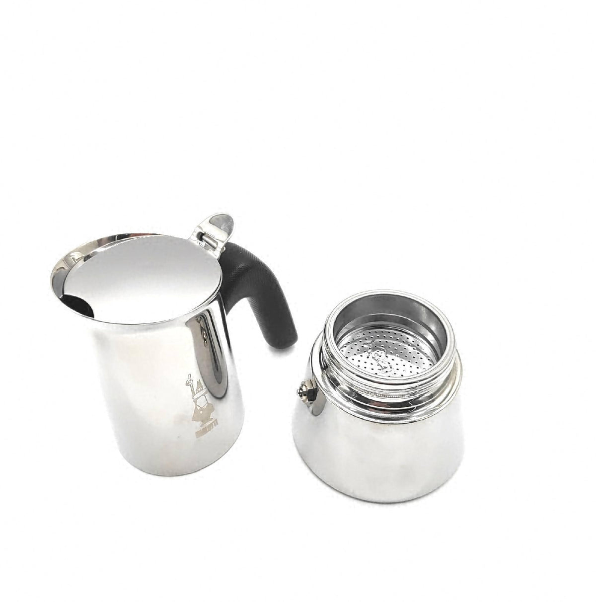 Bialetti Kaffee Tee Zubehör e Kaffeemaschine Venus Edelstahl Induktionsgeeignet Silber 4 Tasse