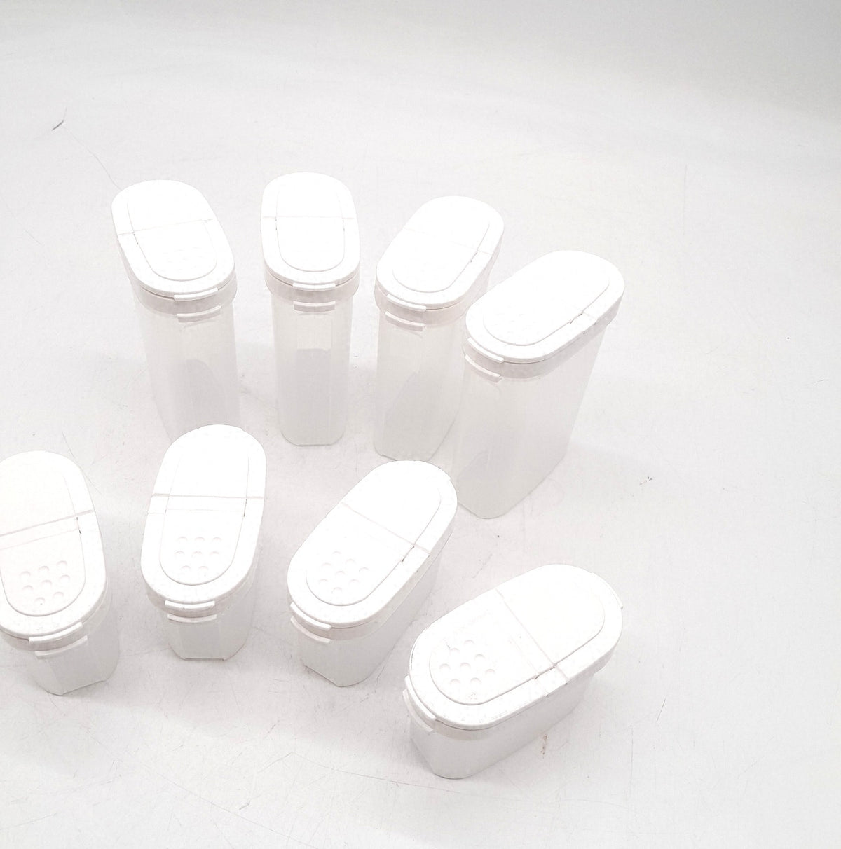 Premium Gewuerzboxen Aufbewahrungsboxen fuer Gewuerze in gross Gewuerzbehälter transparent BPA frei