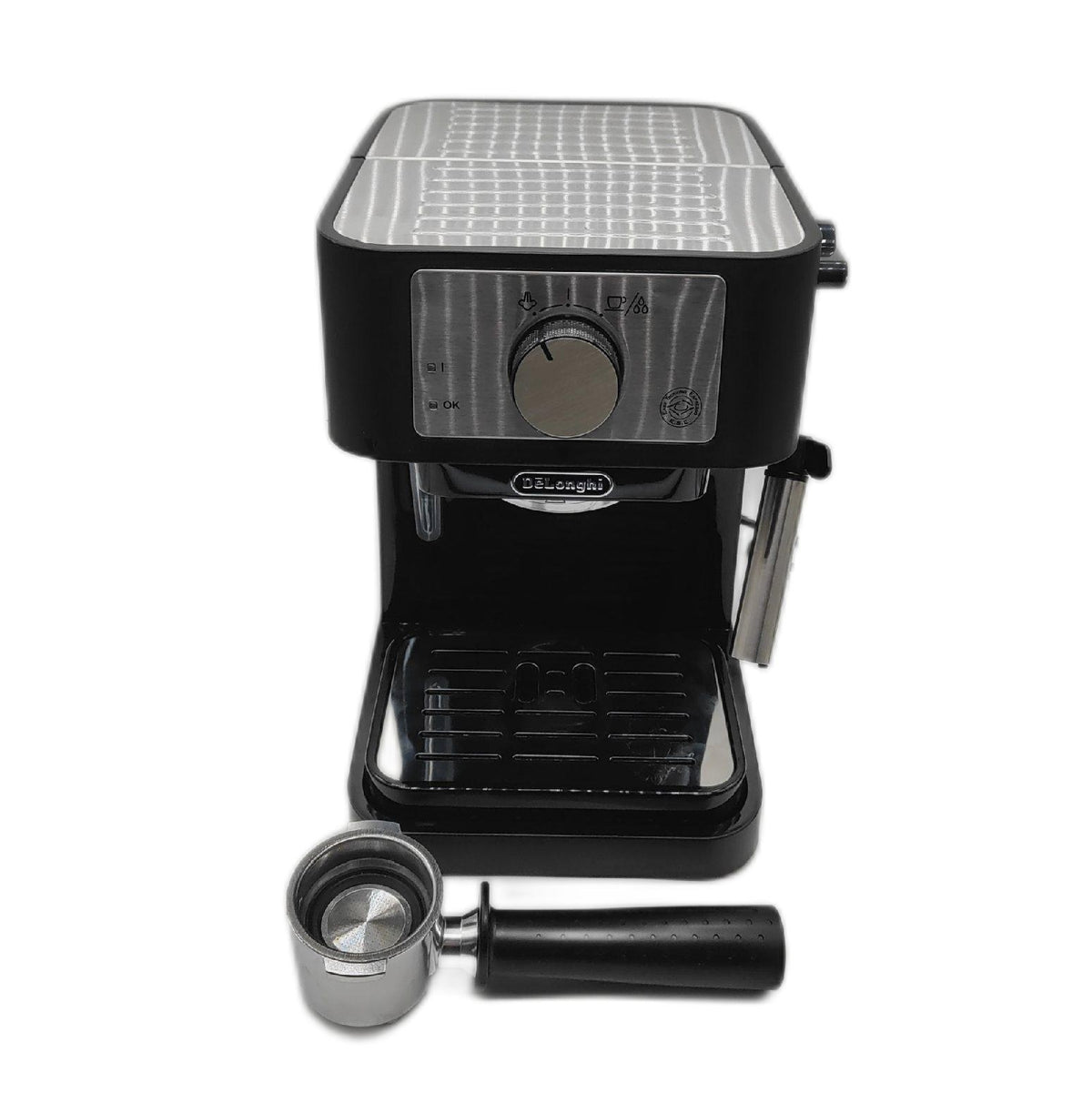De'Longhi - Manuelle Espressomaschine mit Manuellem Milchaufschäumer