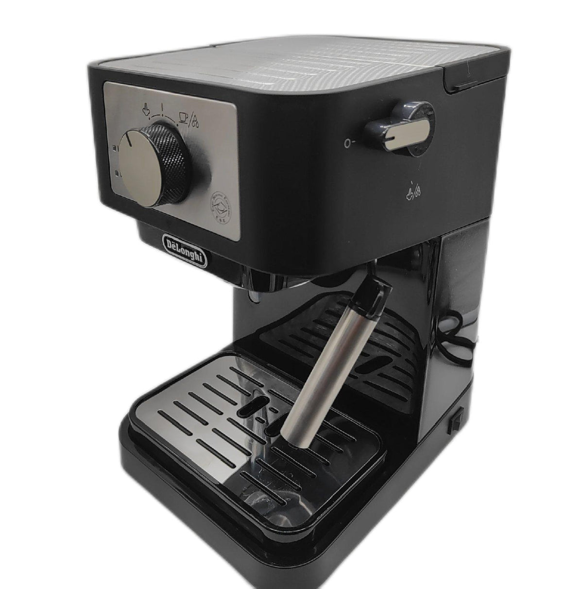 De'Longhi - Manuelle Espressomaschine mit Manuellem Milchaufschäumer