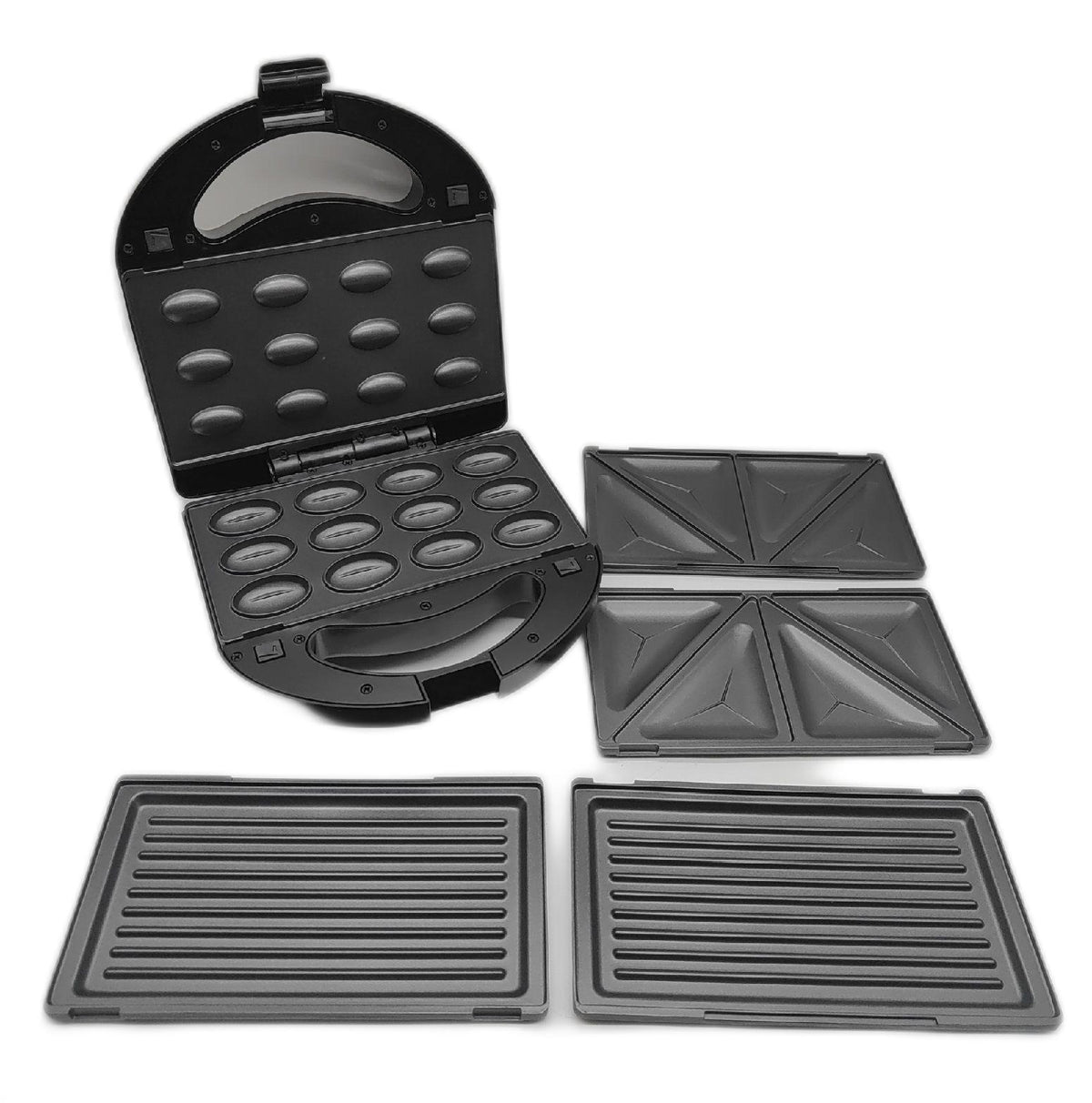 Sandwichmaker Multifunktionsgerät Küche Sandwichtoaster 3 in 1 Grillleistung für