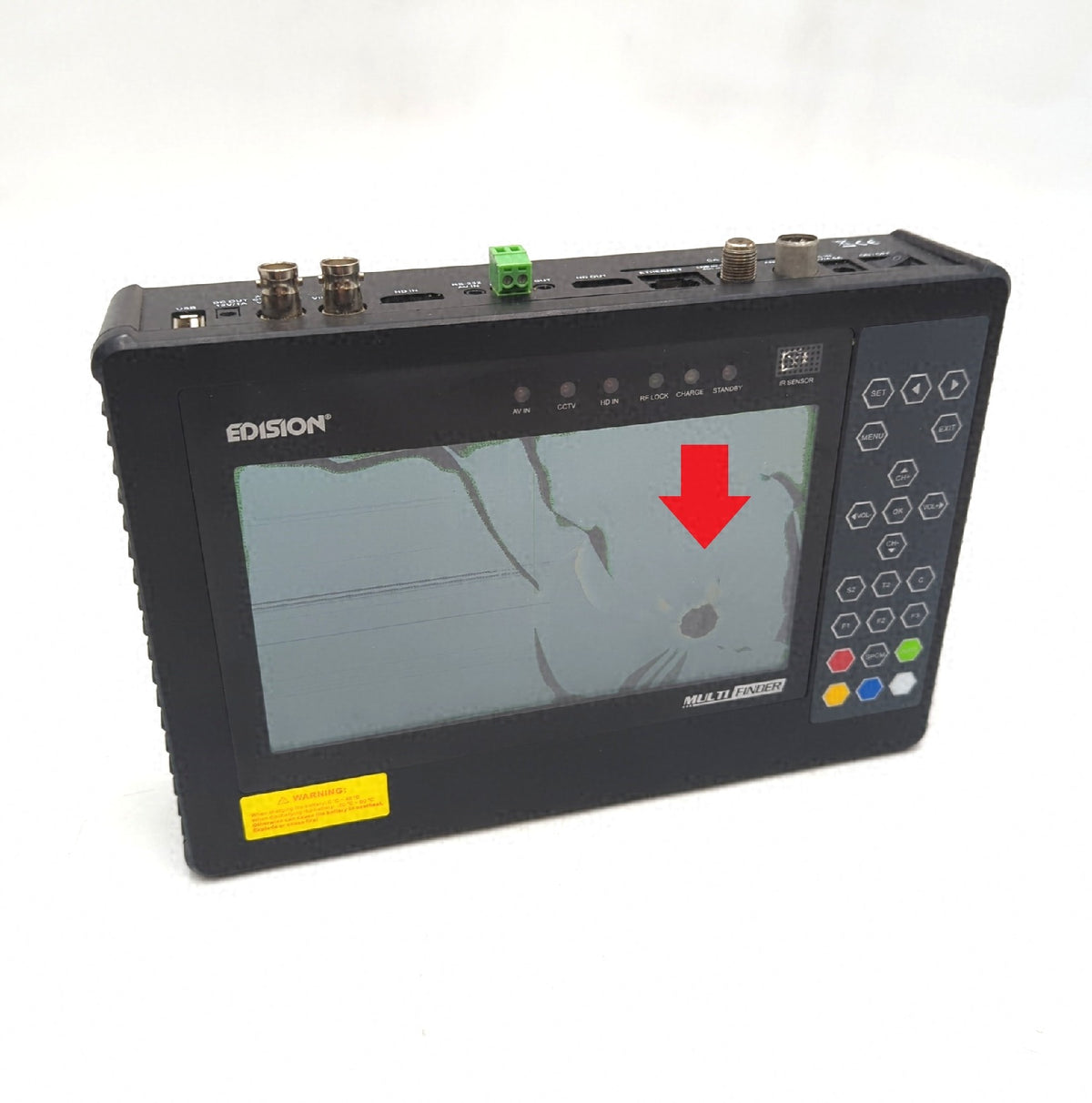 EDISION Multi Finder Messgerät Satelliten Defekt Displaybruch Bastler
