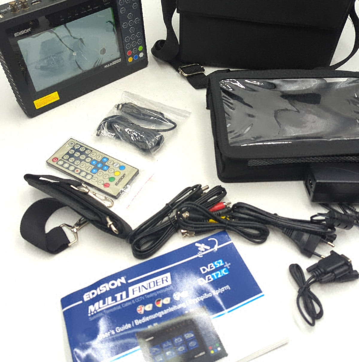 EDISION Multi Finder Messgerät Satelliten Defekt Displaybruch Bastler