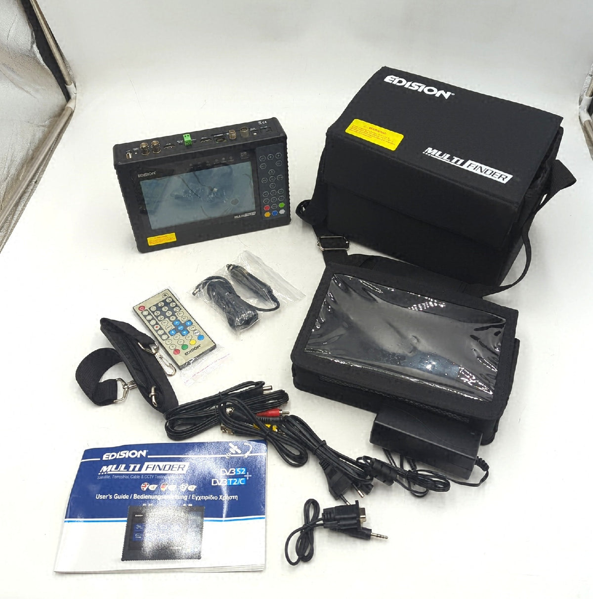 EDISION Multi Finder Messgerät Satelliten Defekt Displaybruch Bastler