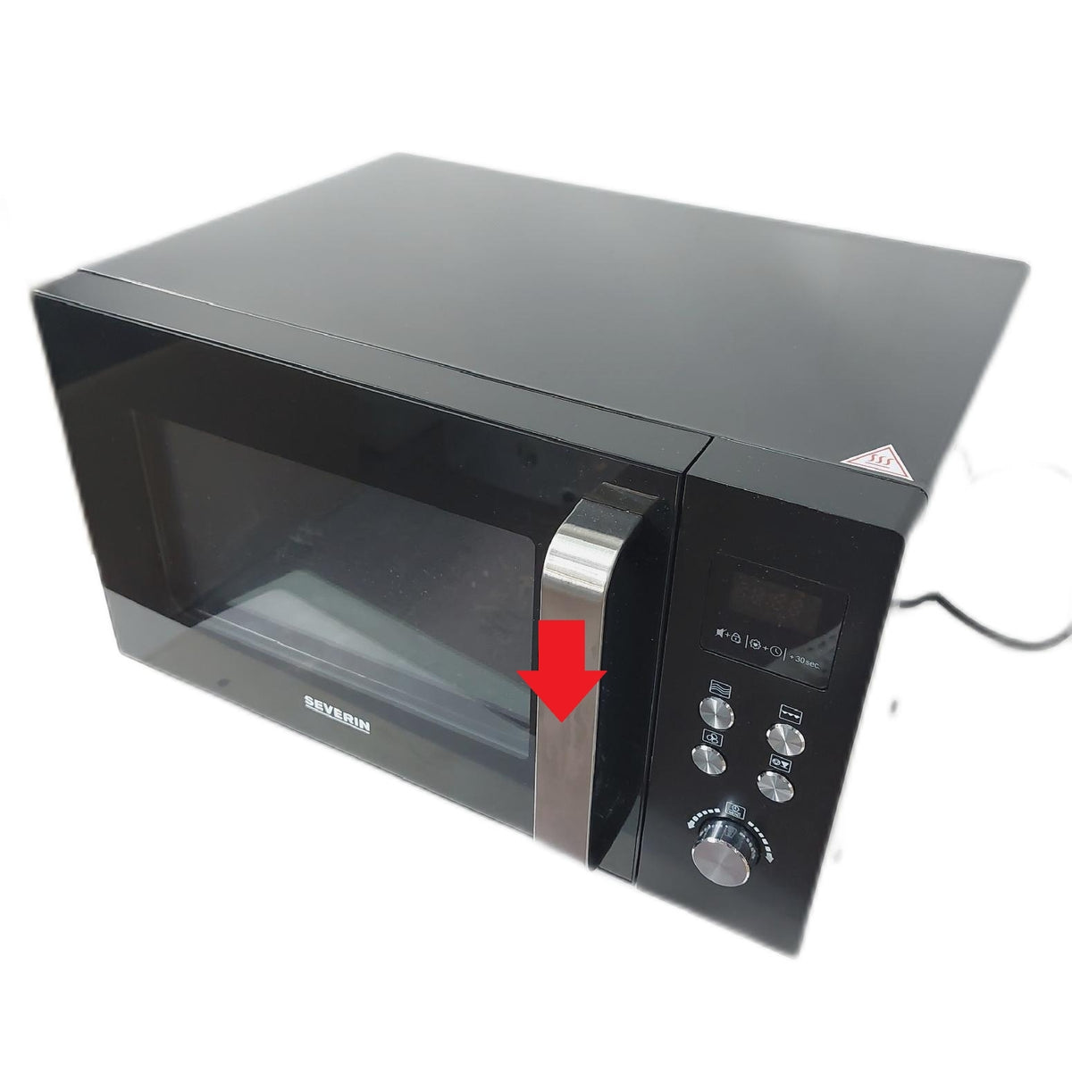 SEVERIN 3 in 1 Mikrowelle mit Grill Heissluft ohne Teller Gebrauch