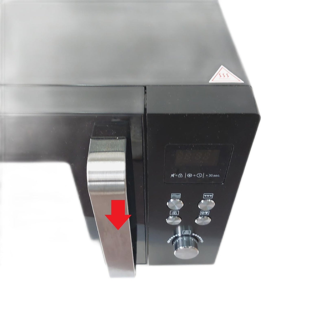 SEVERIN 3 in 1 Mikrowelle mit Grill Heissluft ohne Teller Gebrauch