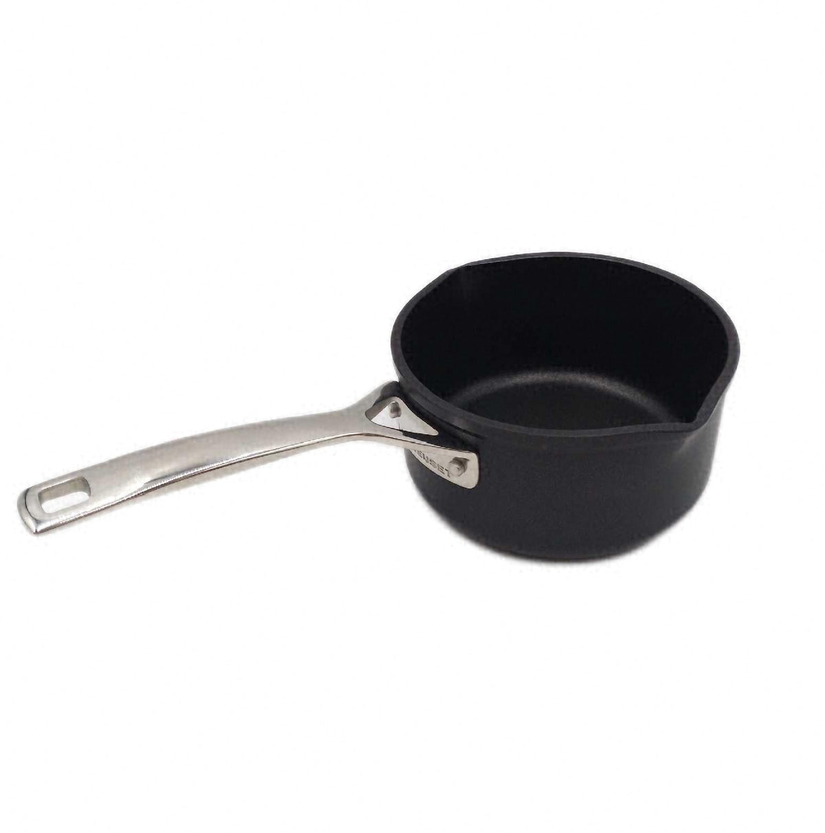Le Creuset Aluminium Antihaft Milchtopf 16 cm für alle Herdarten inklusive Deckel
