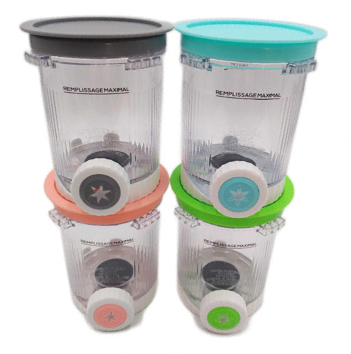 Ninja Creami Swirl Behälter 4 x 480 ml kompatibel NC700 NC701EU Ersatzteile Zubehör