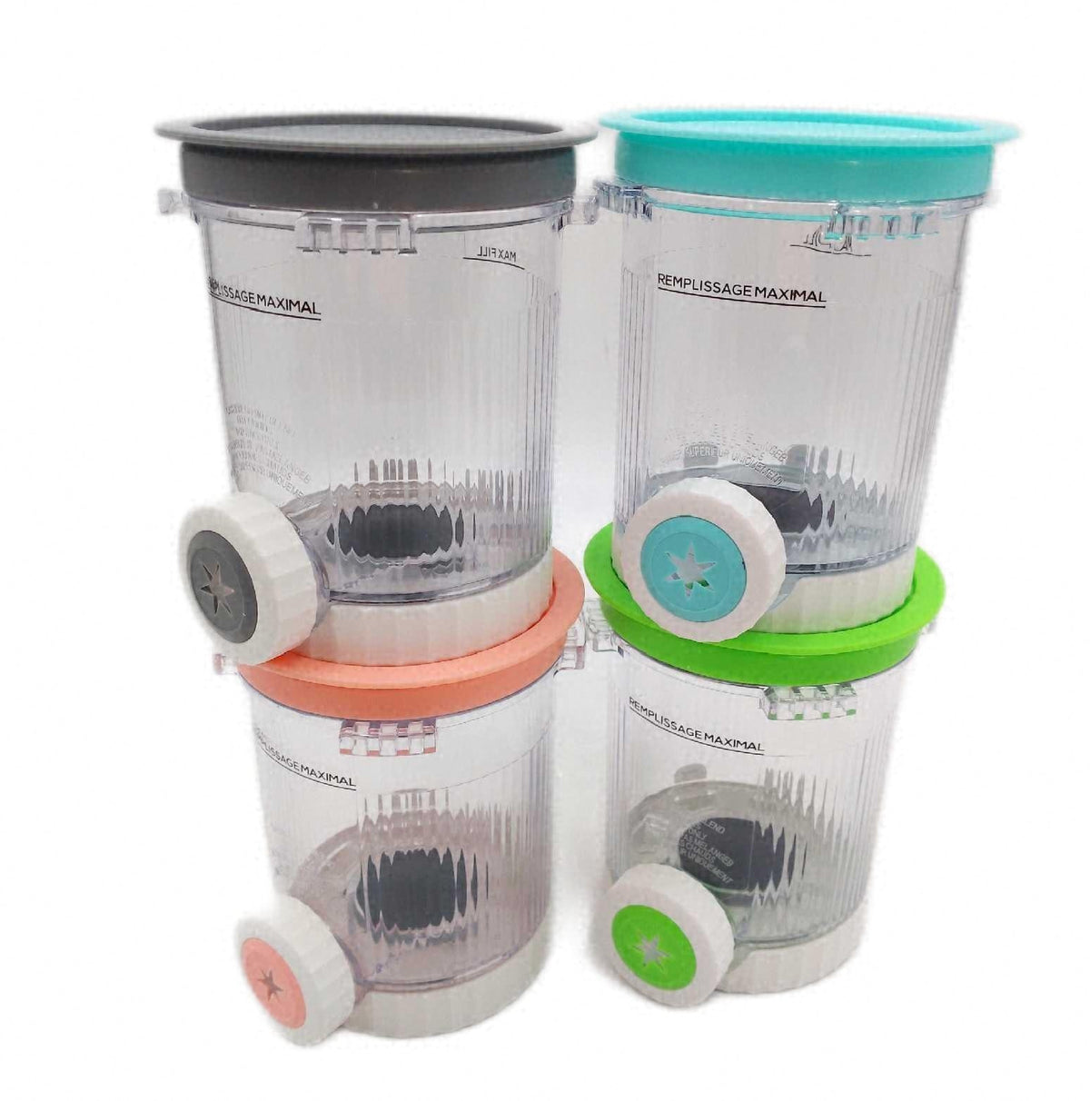 Ninja Creami Swirl Behälter 4 x 480 ml kompatibel NC700 NC701EU Ersatzteile Zubehör