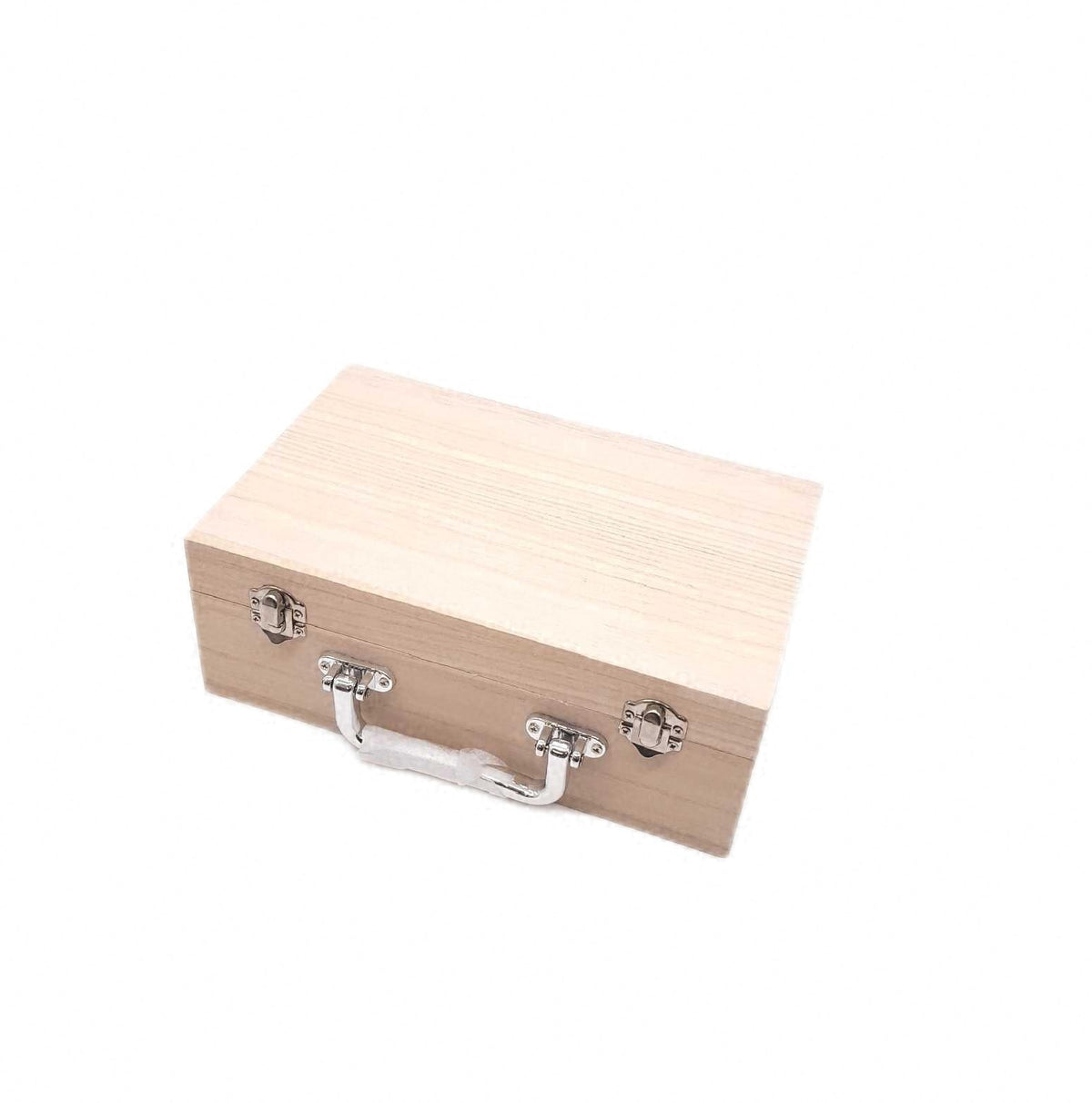 Spetsbst Holzkiste Holztruhe Holzbox mit Deckel Verschluss Kratzer auf Oberfläche