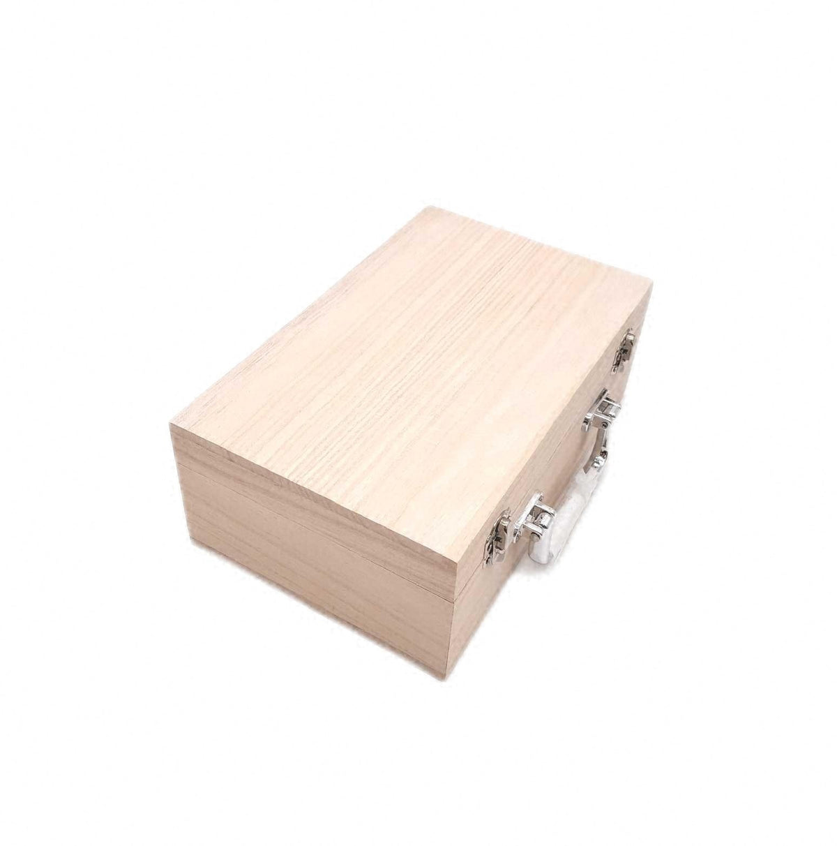 Spetsbst Holzkiste Holztruhe Holzbox mit Deckel Verschluss Kratzer auf Oberfläche