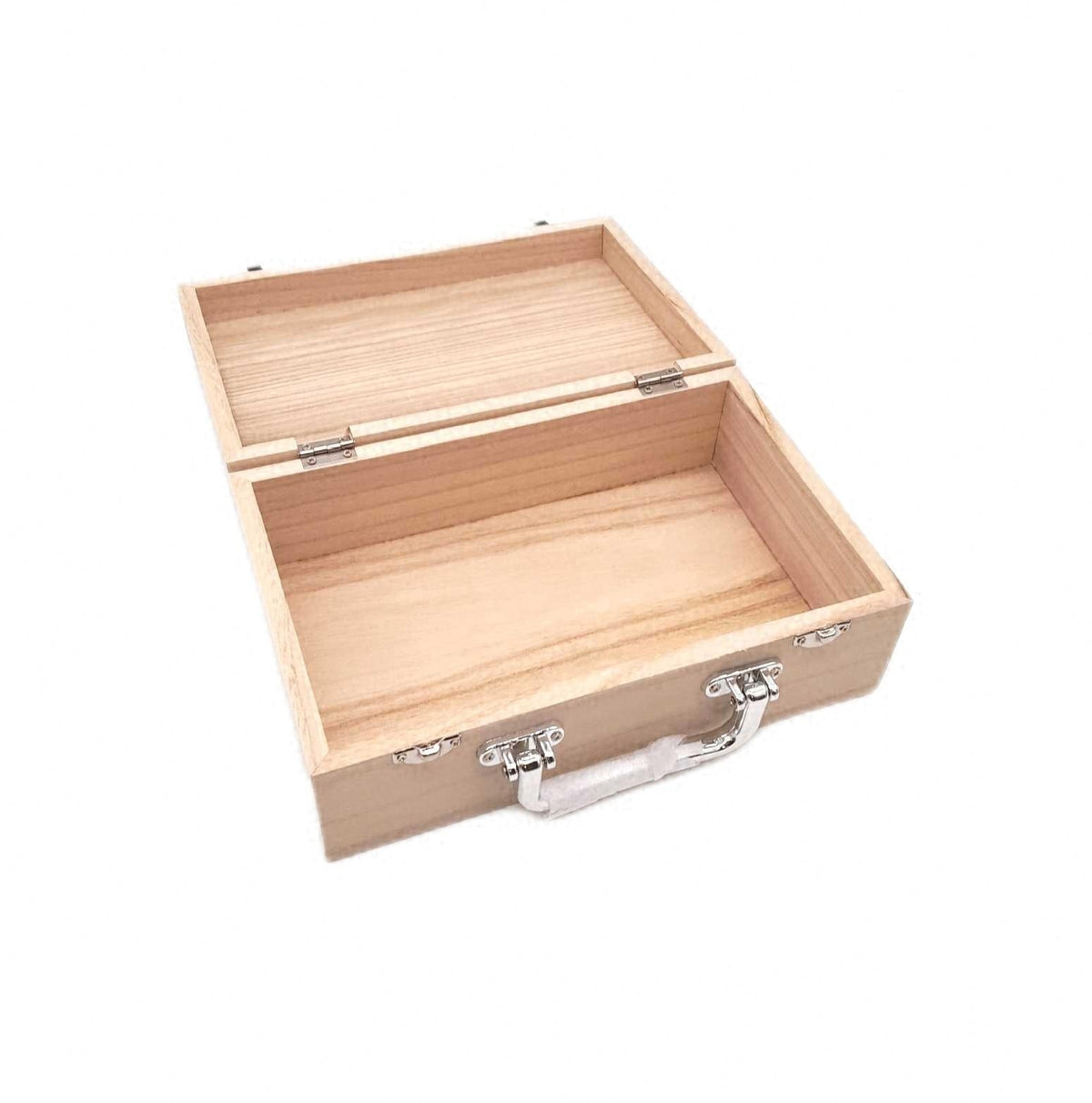 Spetsbst Holzkiste Holztruhe Holzbox mit Deckel Verschluss Kratzer auf Oberfläche
