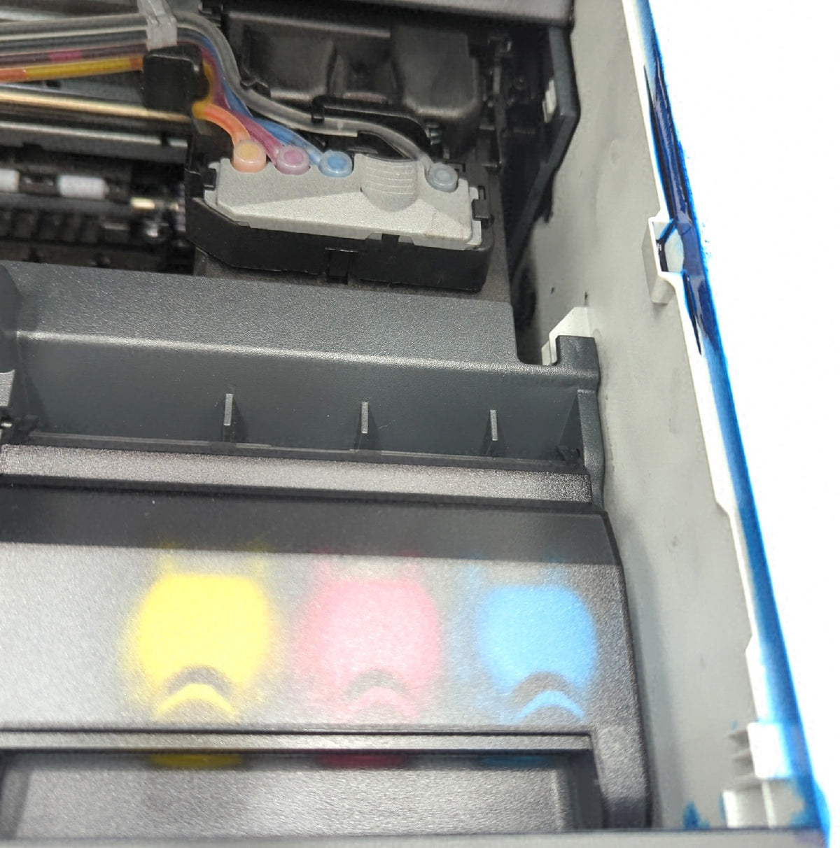 Hp Smart Tank 7605 4 in 1 Drucker WLAN defekt Tinten ausgelaufen