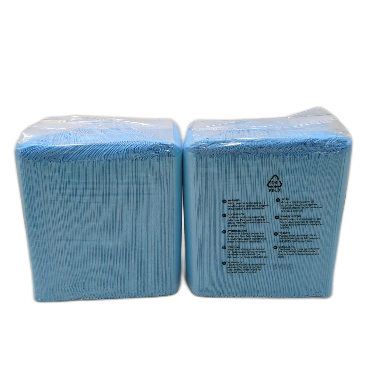PIPI Matten für Hunde 60x60 cm 100 Stück 6-lagig Welpentoilette saugfähig robust