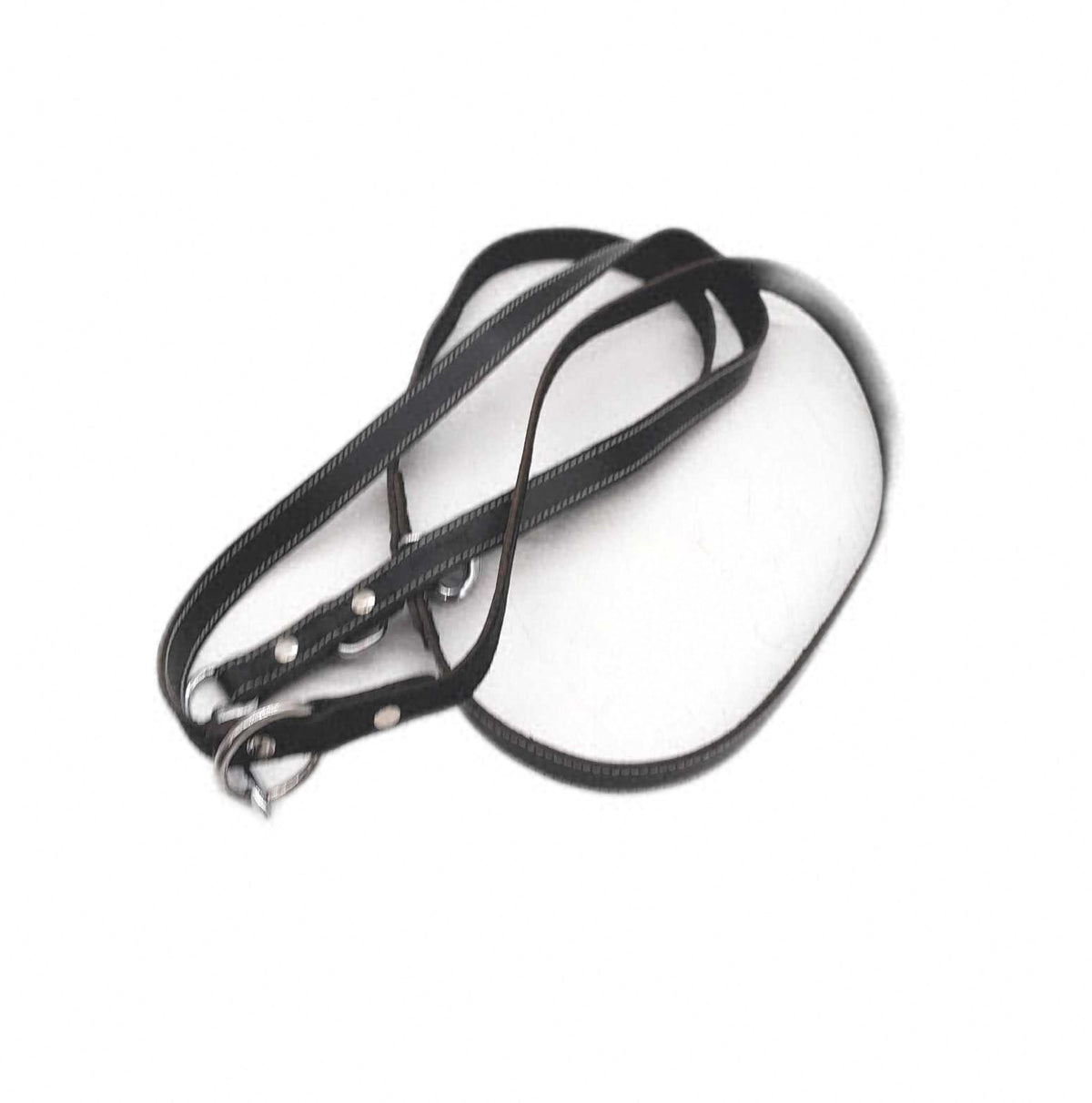 Hundeleine aus Leder mehrfach verstellbare Fuhrleine Laenge 240 cm Hunde Lederleine