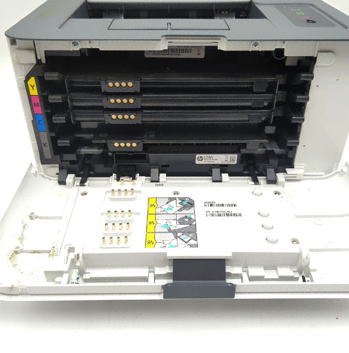 HP Color Laser 150nw Farb Laserdrucker USB LAN WLAN Weiß Knopf fehlt Funktion OK