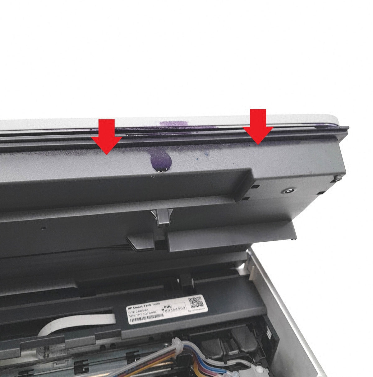 Hp Smart Tank 7005 3 in 1 Multifunktionsdrucker Tinte ausgelaufen