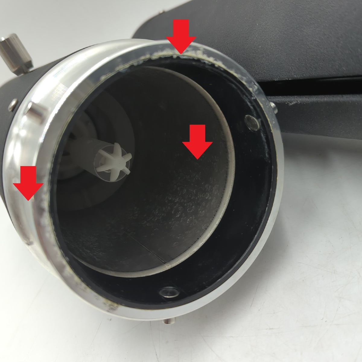 Aarke Carbonator Pro Wassersprudler Mattschwarz mit Gebrauchsspuren ohne Flasche