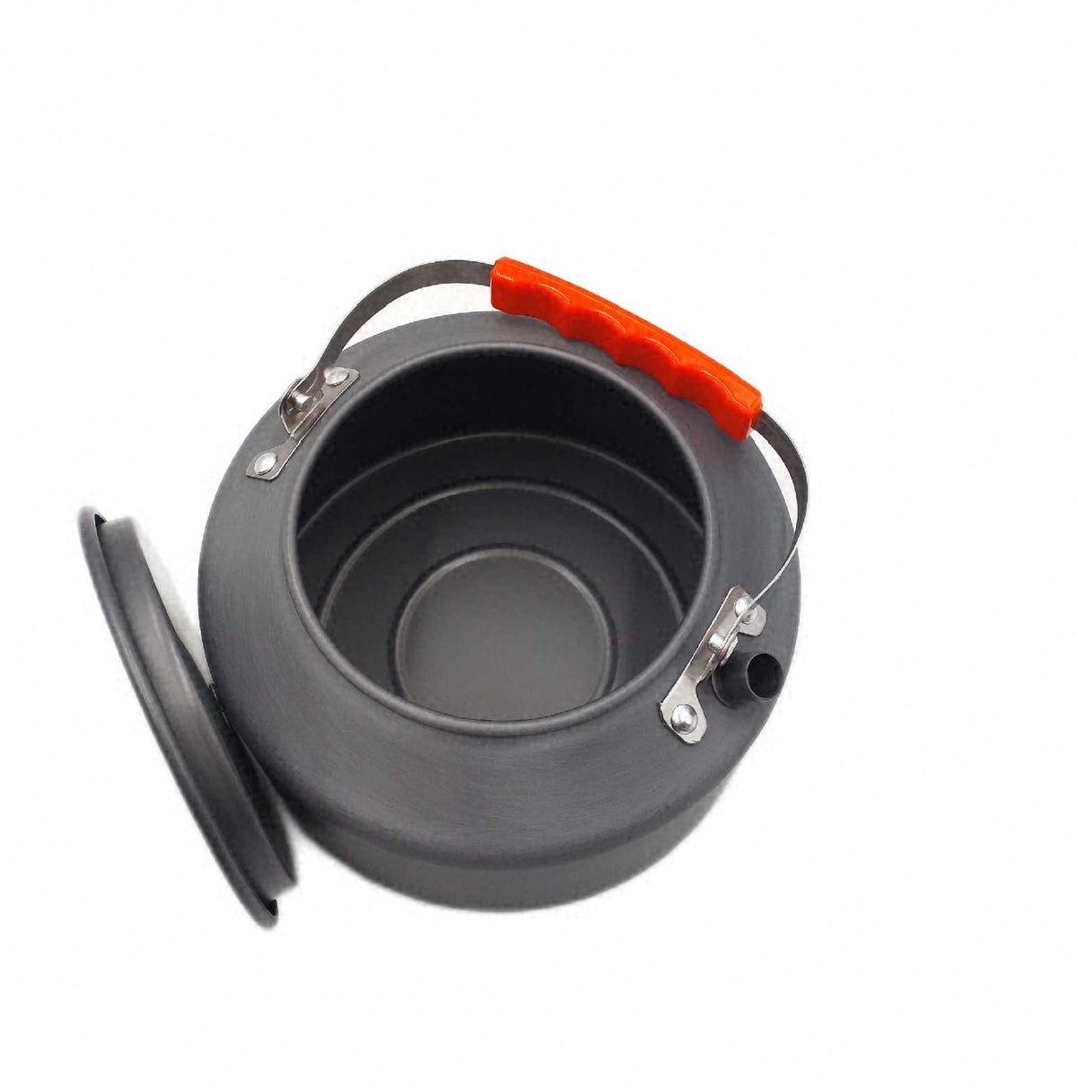 BYZESTY 2L Camping Wasserkocher Teekessel mit Tragetasche Anti Heißgriff robuste Ausführung