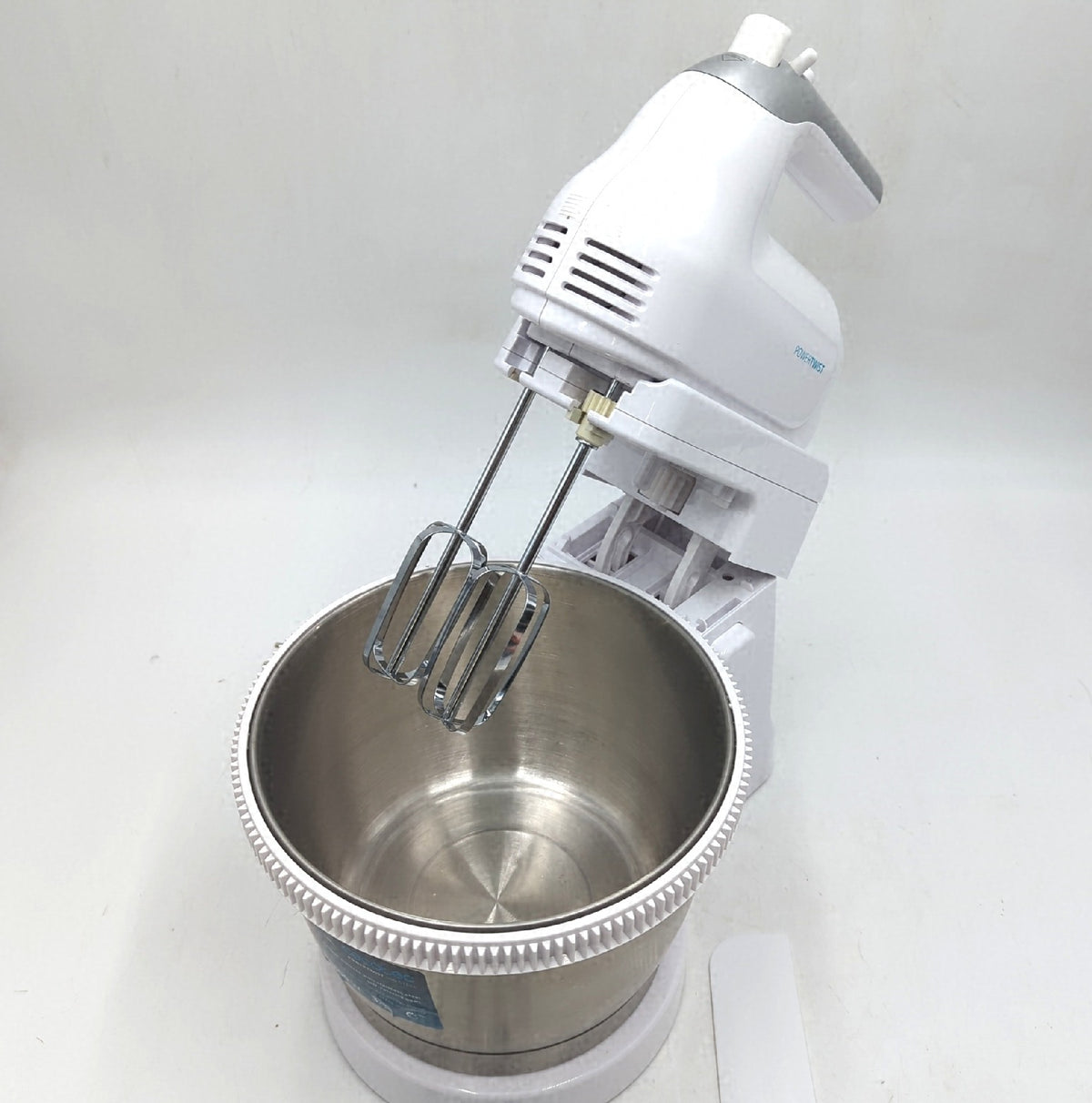 Cecotec Stand Mixer PowerTwist 500 Steel 500 W 5 Geschwindigkeiten Turbo 3 Zubehör 35 L Edelstahl Schüssel